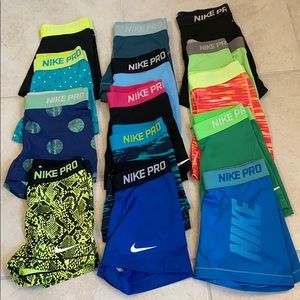 Nike pro shorts 14 pairs, SOLD SOLD SOLD